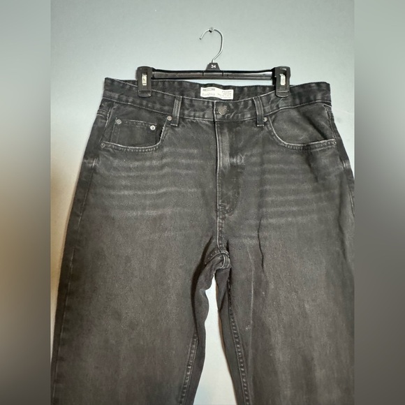 Bershka Black Flare Wide-Leg Jeans - Picture 4 of 11